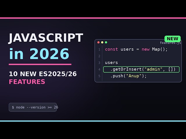The New JavaScript Features Changing How You Code in 2026