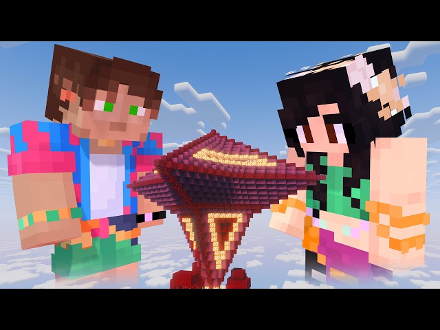 We Stole An Island on Minecraft's FIRST Skyblock SMP...