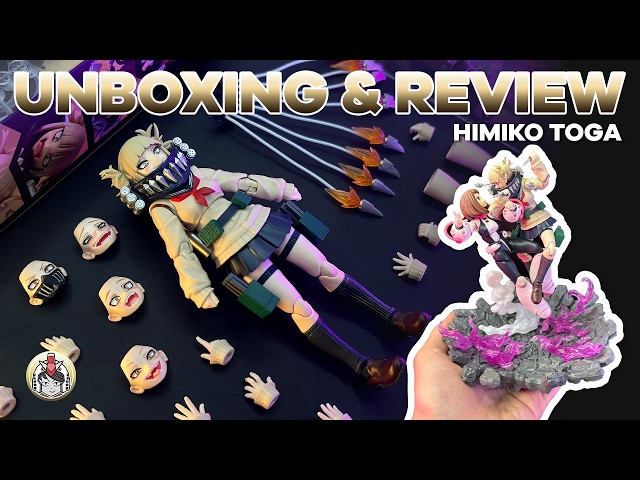 MHA line delivers again! Himiko Toga | SHFiguarts | Unboxing | ASMR | My Hero Academia