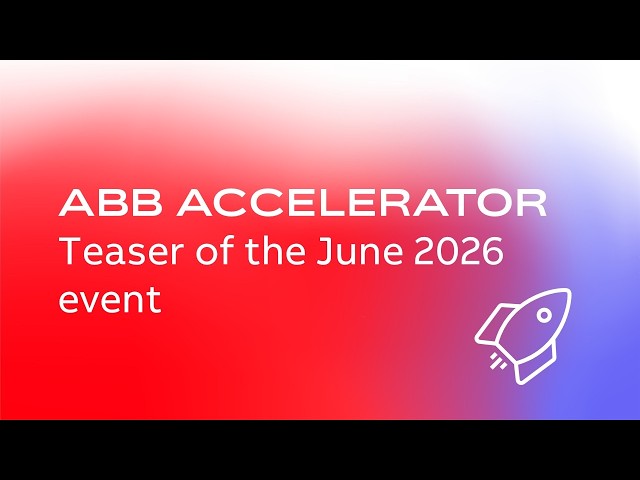 Join the Next ABB Accelerator
