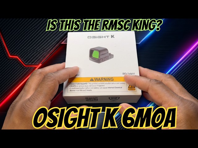 Osight K 6 MOA Green Dot Review | Best RMSc Optic for Competition & Self Defense