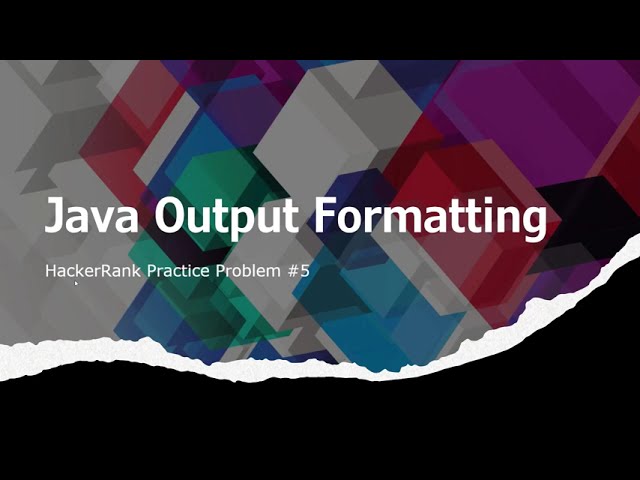 [SOLVED!] Java Output Formatting - HackerRank