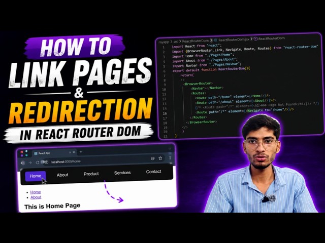 React Router DOM Tutorial in Hindi | Complete Installation #coding #react