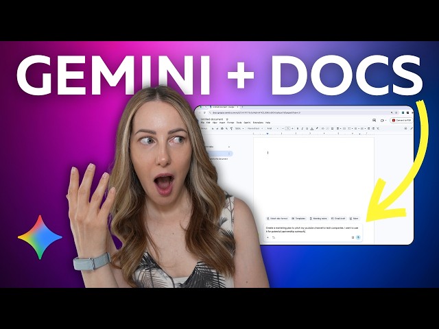 Gemini in Google Docs Tutorial: How to Use Gemini in Google Docs