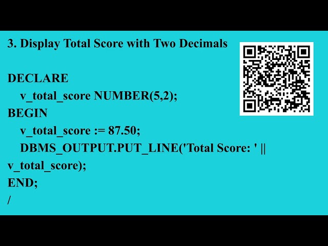 PL/SQL Online Practice Guide | Q4 Oracle L3a P1 | SMILE ROAD