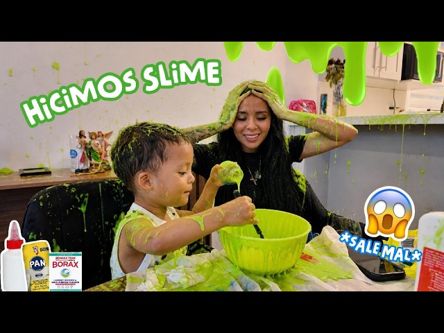 WE TRIED MAKING SLIME AND IT WENT WRONG 😭🪖 | ANNETTE SERNA Y LOS ESTORBANTES