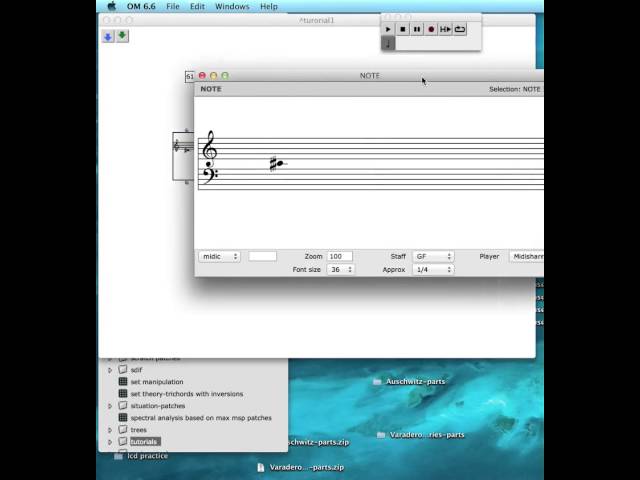 Open Music Tutorial 1 - part 1