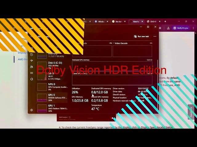 Resolving Nvidia eGPU disconnects on Ryzen Mobile after updating to Windows 11 24H2 (HDR 4K) #nvidia