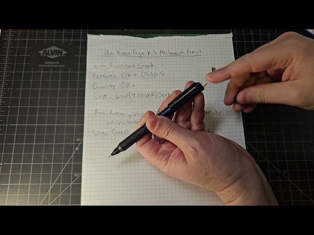 Uni Kuru Toga KS Mechanical Pencil Review