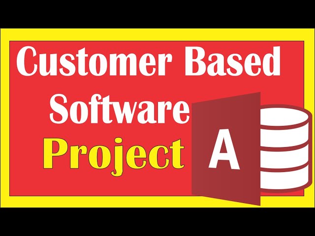 Customer Mangement Project for class 8 in Microsoft Access@COMPUTEREXCELSOLUTION #access #project