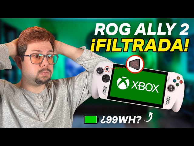 Se FILTRA casi TODO de la Asus ROG ALLY 2🔥 ¿Versión XBOX?