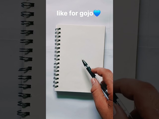 How to draw gojo💙