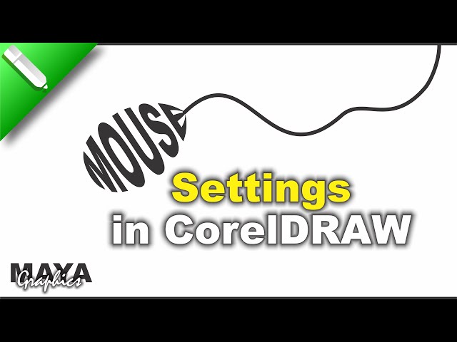 Mouse Settings in Coreldraw | Coreldraw Tool Settings | Coreldraw tutorial