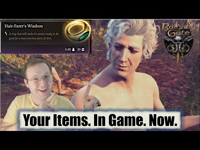 Baldur’s Gate 3 Modding Tutorial: How to Place Custom Weapons & Armor In-Game