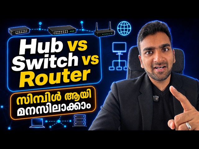 Hub vs Switch vs Router - Differences Explained