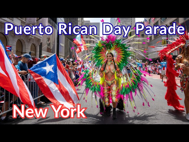 NYC National Puerto Rican Day Parade 2026 Desfile del Día Nacional de Puerto Rico | 4K