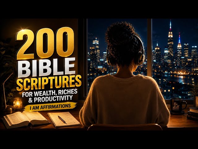 I AM BLESSED, FRUITFUL & PROSPEROUS | 200 Bible Scriptures for Wealth, Riches & Productivity