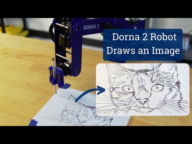 Dorna Robot Draws an Image