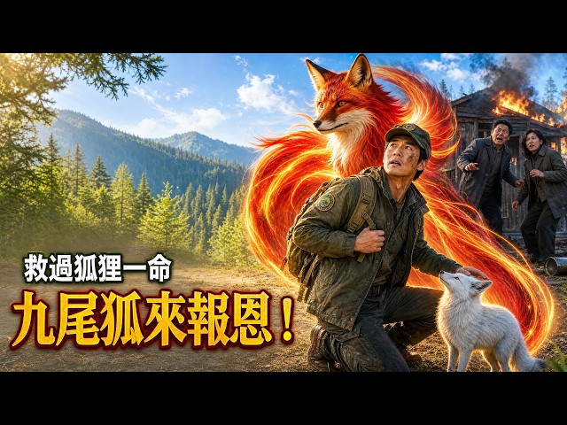 【一口氣看完】救下靈狐反遭結拜兄弟陷害火海！十年後受辱燒鍋爐，九尾天狐強勢現世撐腰！