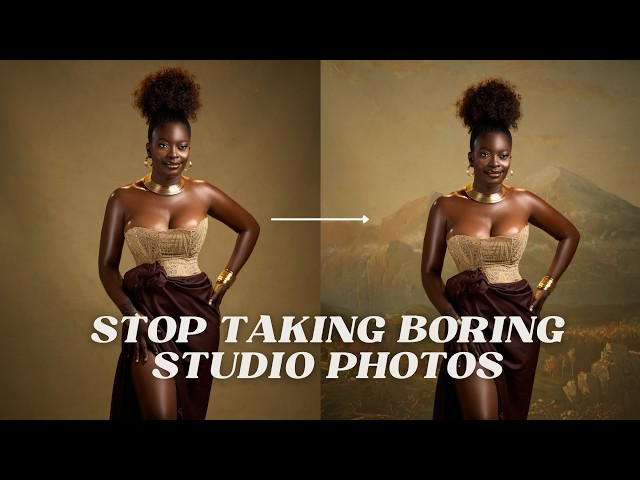 My Secret to Turn Flat Studio Photos Into Art | Photoshop Tutorial