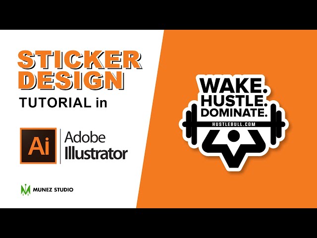 Die-Cut Sticker in Adobe Illustrator | Adobe Illustrator Tutorial