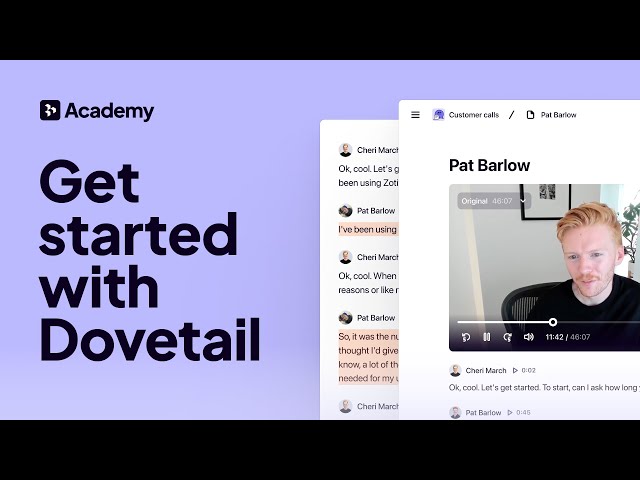 Dovetail for beginners: Getting started with customer interviews
