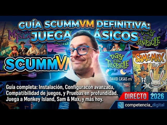 🔴🖥️07-21-2026 SCUMMVM SHALL WE PLAY 90s GRAPHIC ADVENTURES? | 🚀 #davidcasasm