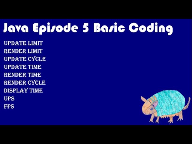 Java Episode 5 Basic Coding