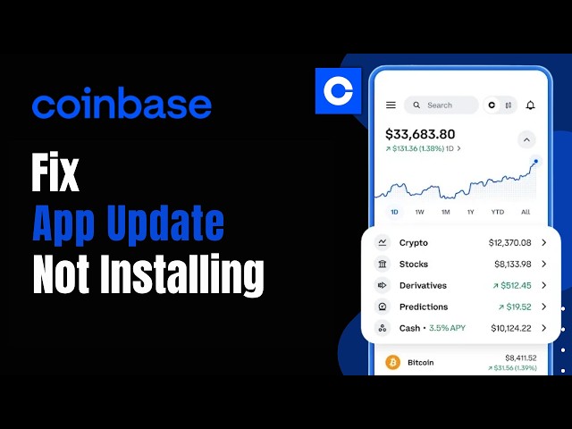 How to Fix Coinbase App Update Not Installing !