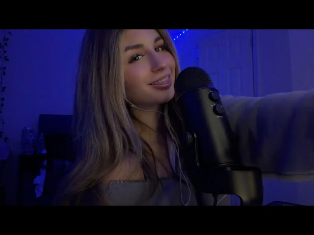 ASMR// REPEATING YOUR FAVORITE TRIGGER WORDS (UP CLOSE WHISPERING/VERY TINGLY)