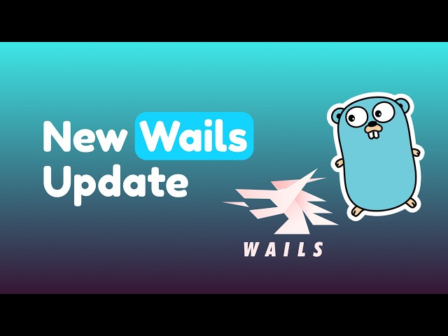 Wails V3: Go’s Best GUI Framework (Electron Killer?)