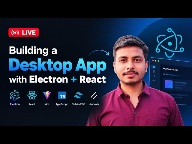 Building Desktop | Electronjs and React | Vite, Typescript, TailwindCss, Shadcn UI.