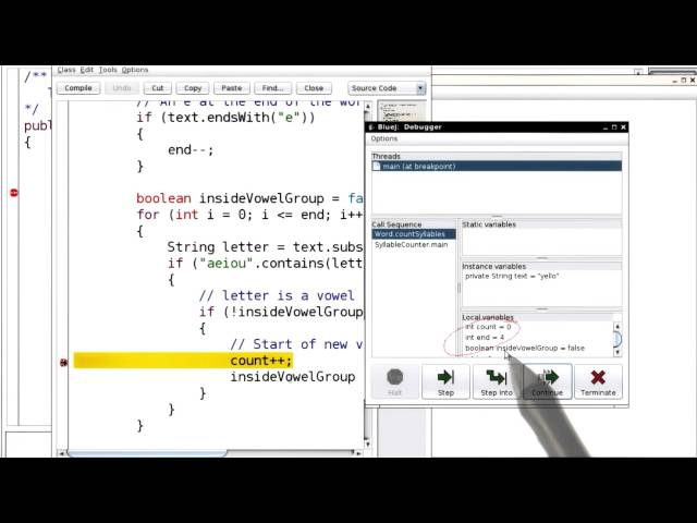 Using the Debugger 3 - Intro to Java Programming