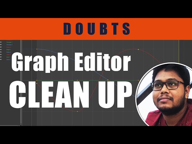 How to clean up graph editor in Maya