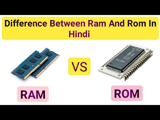 Learn Difference Between Computer RAM Vs Computer ROM Full Explain In Hindi