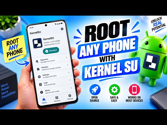 How to Root Any Android Phone with KernelSU | Easy Guide 2026