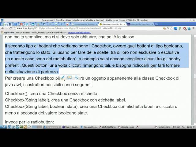 Corso Programmazione Java - 9 lezione - Interfacce Grafiche 1