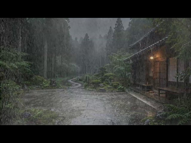Stress Melts Away 🌧️ Sons de Pluie for Relaxation & Quiet Sleep 😌