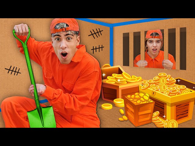 24 HORAS EN PRISION DE CARTON !!