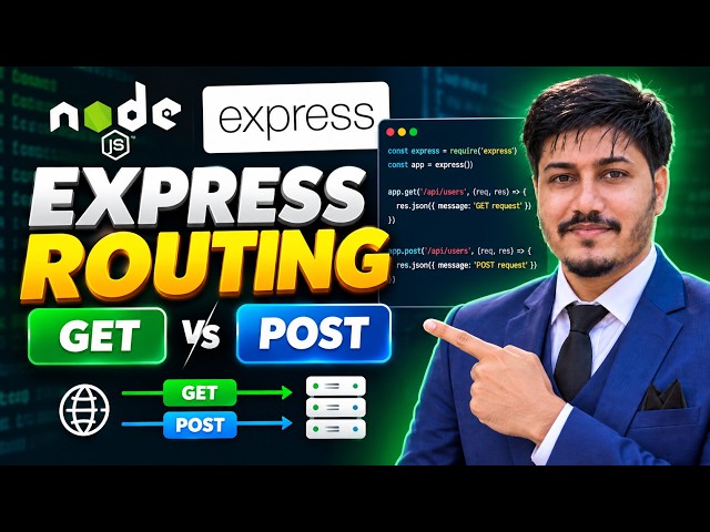 Express.js Routing Explained | GET & POST Routes in Node.js