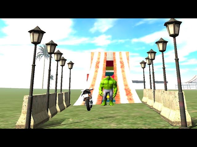 Hulk character 🤯 Indian bike driving 3d live 🔴