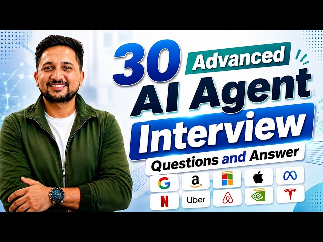 30 Advanced AI Agent Interview Questions (LangGraph, CrewAI, MCP, A2A, AutoGen, Guardrails, CI/CD)