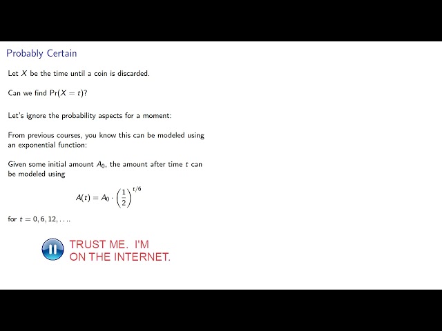 The Exponential Distribution