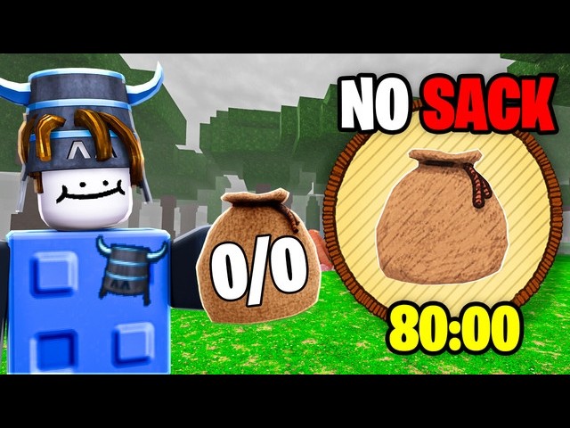 Speedrunning with NO SACK in 99 Nights in The Forest..