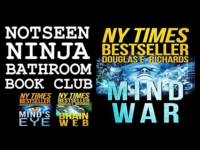 Notseen Ninja Bathroom Book Club - Mind War by Douglas E Richards [360°VR]