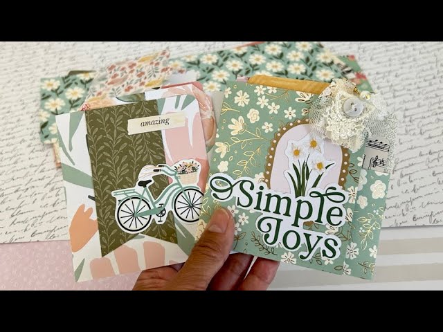 EASY MAKE, EASY FOLD | 4"x12" Paper Ideas - Mini Folders | As Requested