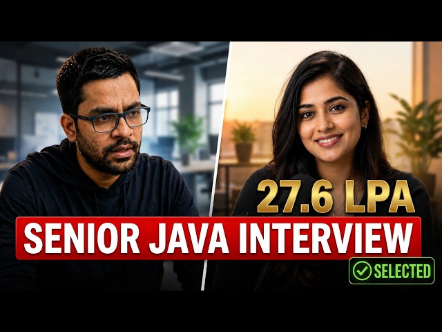 Senior Java Developer Interview | ₹27.6 LPA | Spring Boot, Kafka, Multithreading