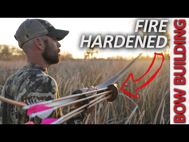 Fire Hardened Hickory Self bow - As good as Osage?