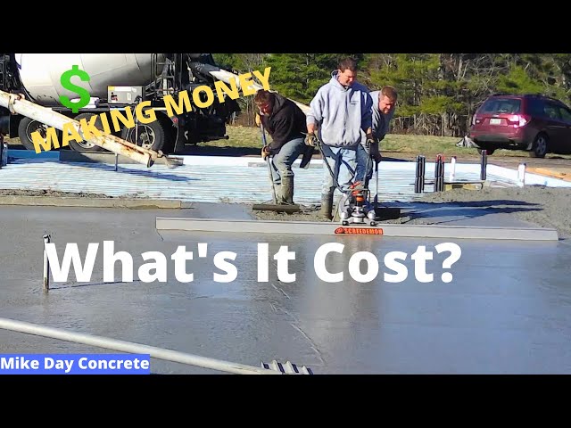 Insulated Concrete Slab for a House 60' X 32'  (What's it Cost?)