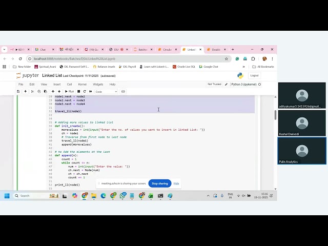 Data Structure Algorithm Course Batch Python Training : Session 13
